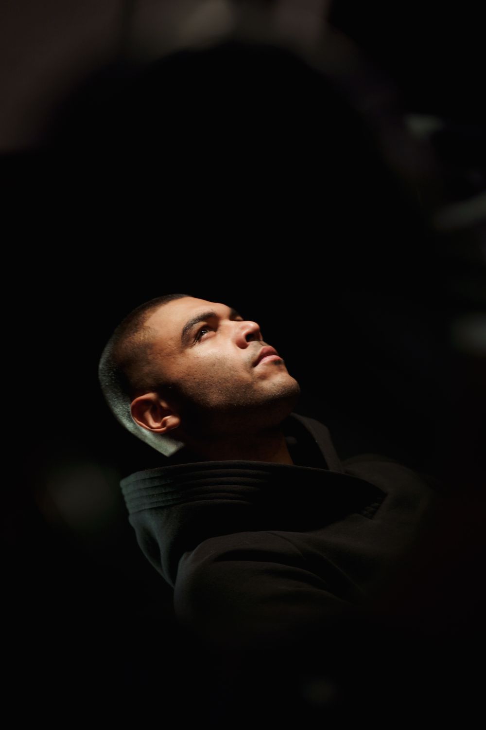 Licensed stock portrait in an illustrative portfolio